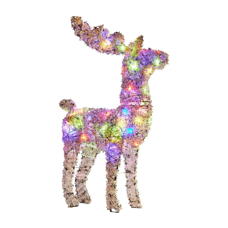Christabelle 112cm Animated Reindeer Christmas LED Lights Indoor Outdoor Yard Statue Decoration image 3