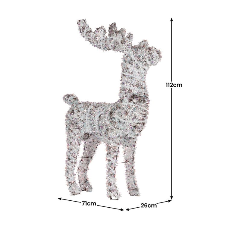 Christabelle 112cm Animated Reindeer Christmas LED Lights Indoor Outdoor Yard Statue Decoration image 4