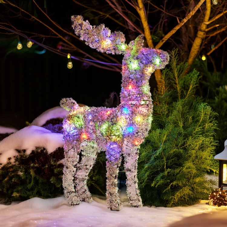 Christabelle 112cm Animated Reindeer Christmas LED Lights Indoor Outdoor Yard Statue Decoration image 8