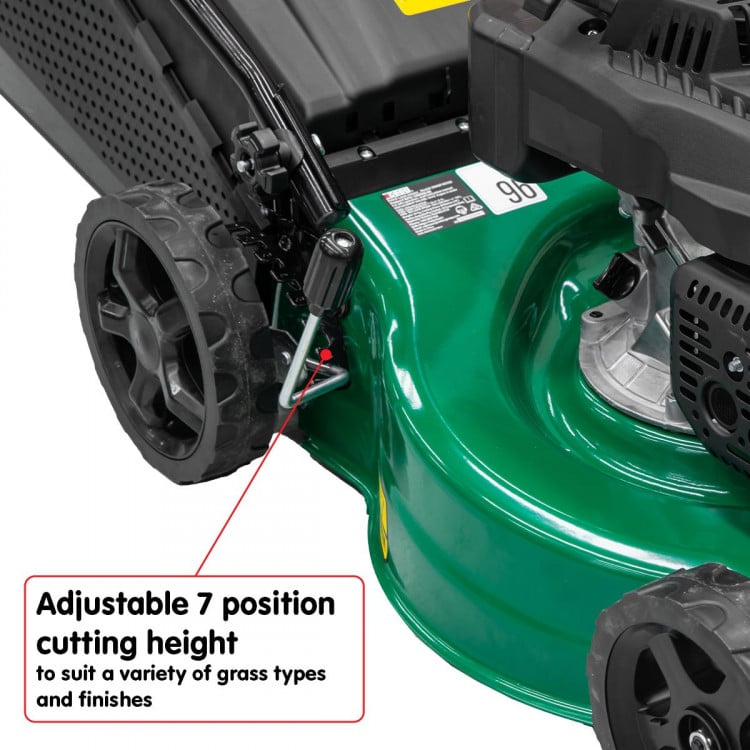 Xceed 161cc 4 Stroke 18” Petrol Lawn Mower 55L Catcher Refurbished image 5