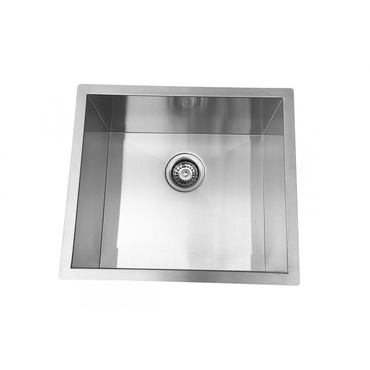 304 Stainless Steel Undermount Topmount Kitchen Laundry Sink - 510 x 450mm image 7