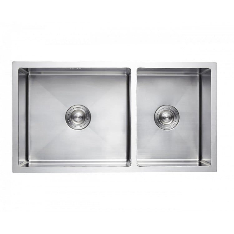 304 Stainless Steel Undermount Topmount Kitchen Laundry Sink - 715 x 450mm image 2