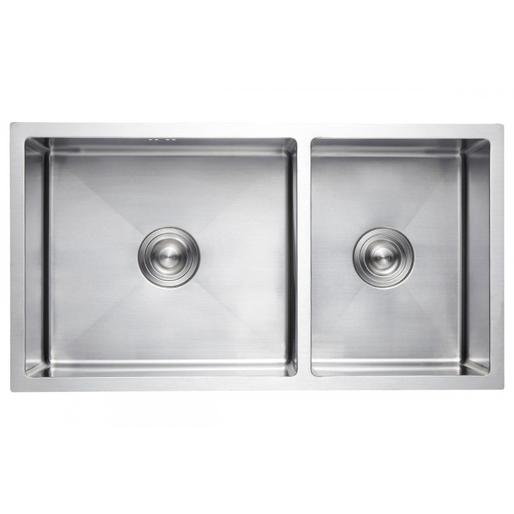 304 Stainless Steel Undermount Topmount Kitchen Laundry Sink - 715 x 450mm image 5
