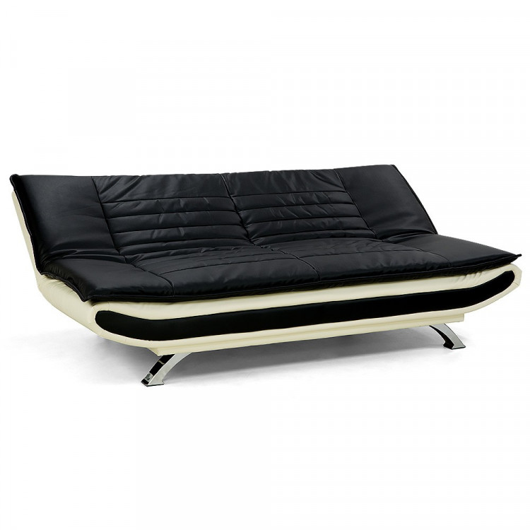 PU Faux Leather Upholstered 3 Seater Sofa - Dual Colour image 5