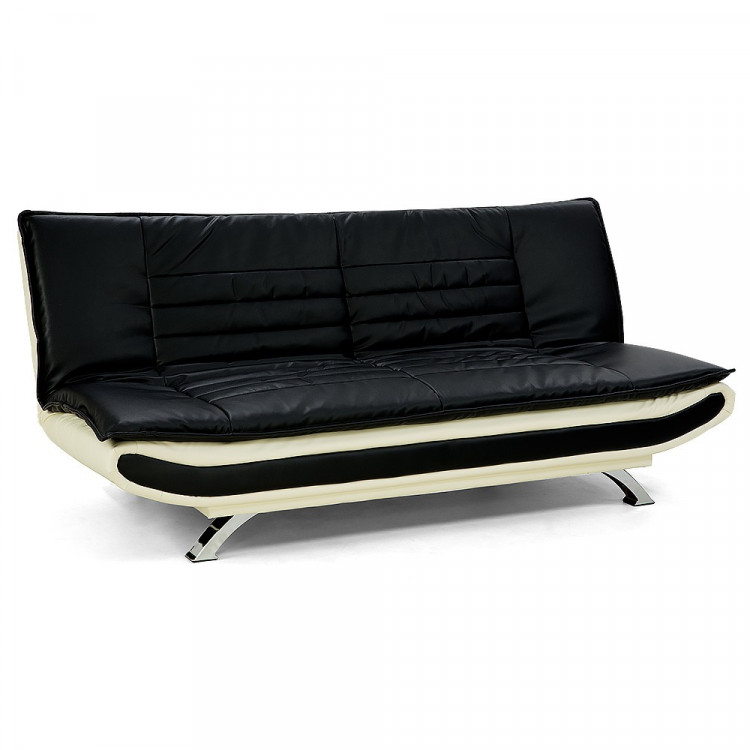 PU Faux Leather Upholstered 3 Seater Sofa - Dual Colour image 6