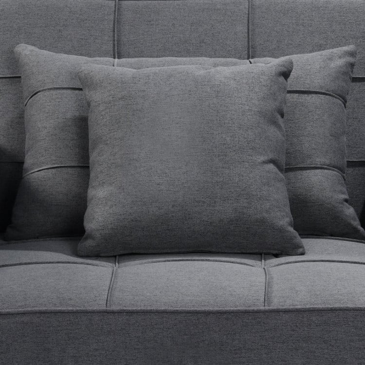Suri 3-in-1 Convertible Lounge Chair Bed by Sarantino - Dark Grey image 10