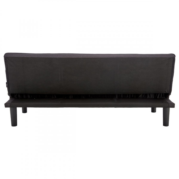 Sarantino 3 Seater M 2620 Modular Linen Sofa Bed Couch - Black image 5