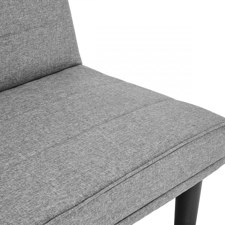 Sarantino 3 Seater M 2620 Modular Linen Sofa Bed Couch - Light Grey image 12