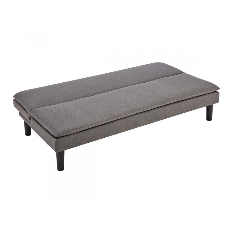 Sarantino 3 Seater Modular Faux Linen Fabric Sofa Bed Couch -Dark Grey image 6