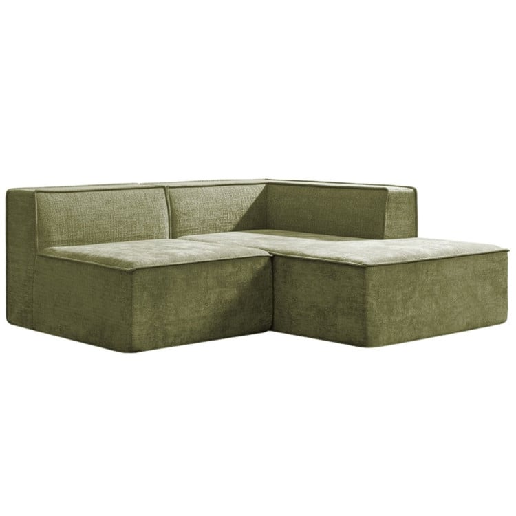 Sarantino Vani 3 Seater Modular Sofa Set - Green image 8