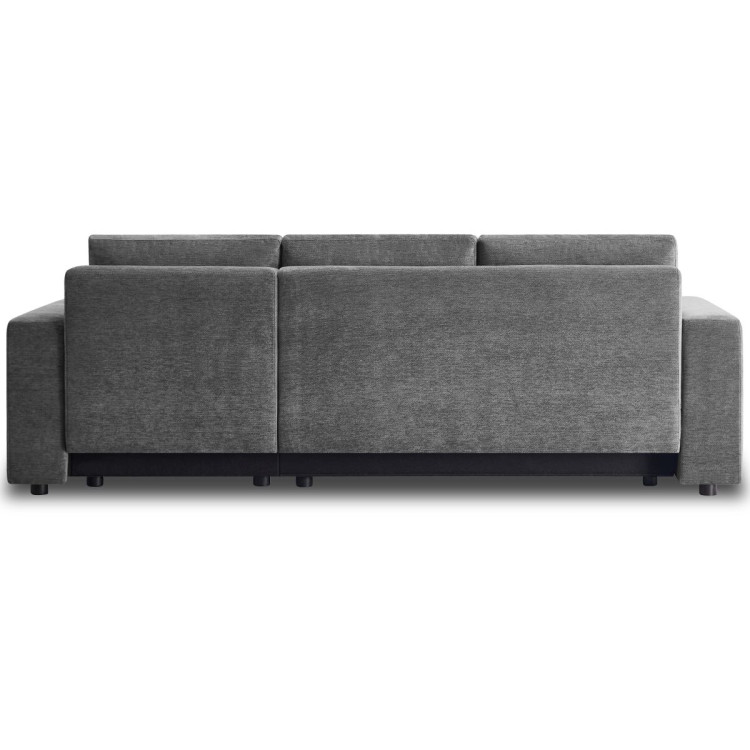 Sarantino Caliana Reversible L Shape Sofa Bed with Storage & Backrest - Grey image 12