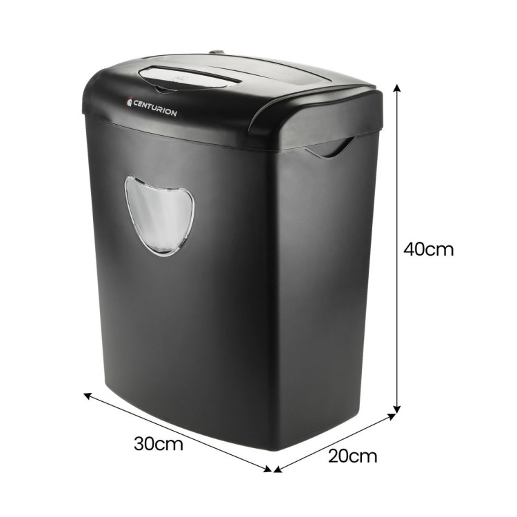 Centurion 21L Cross-Cut Office Shredder 10-Sheet Paper, CD & Credit Card Security image 4