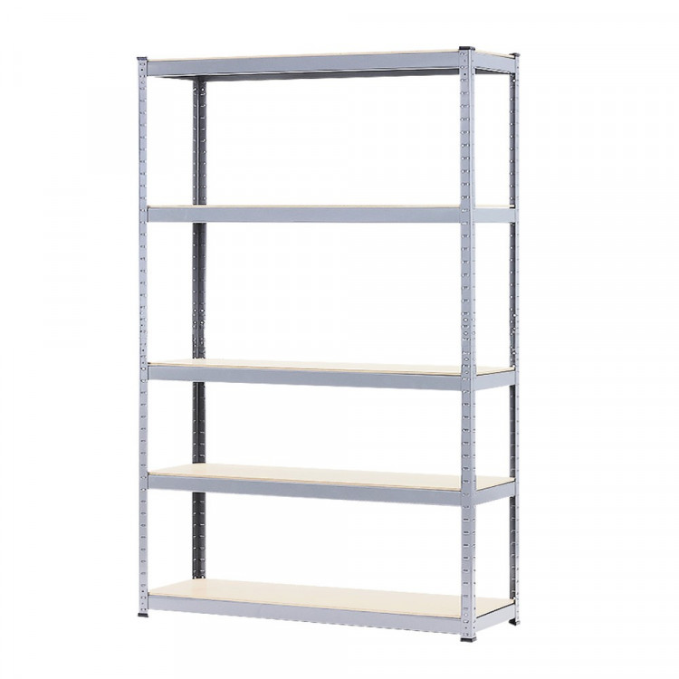 5 Shelf Storage Rack Galvanized Steel - 180x120cm