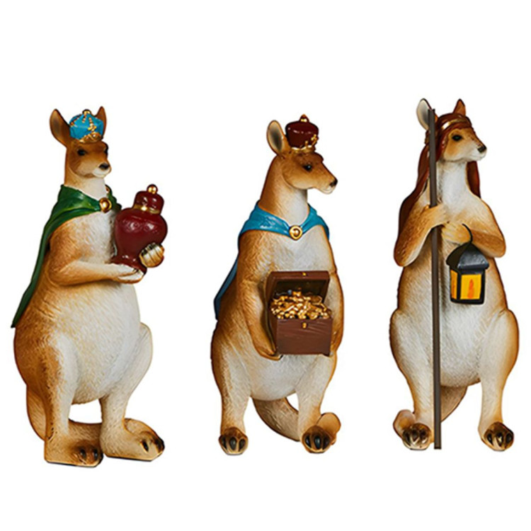 7 Piece Kangaroo Christmas Nativity Scene image 6