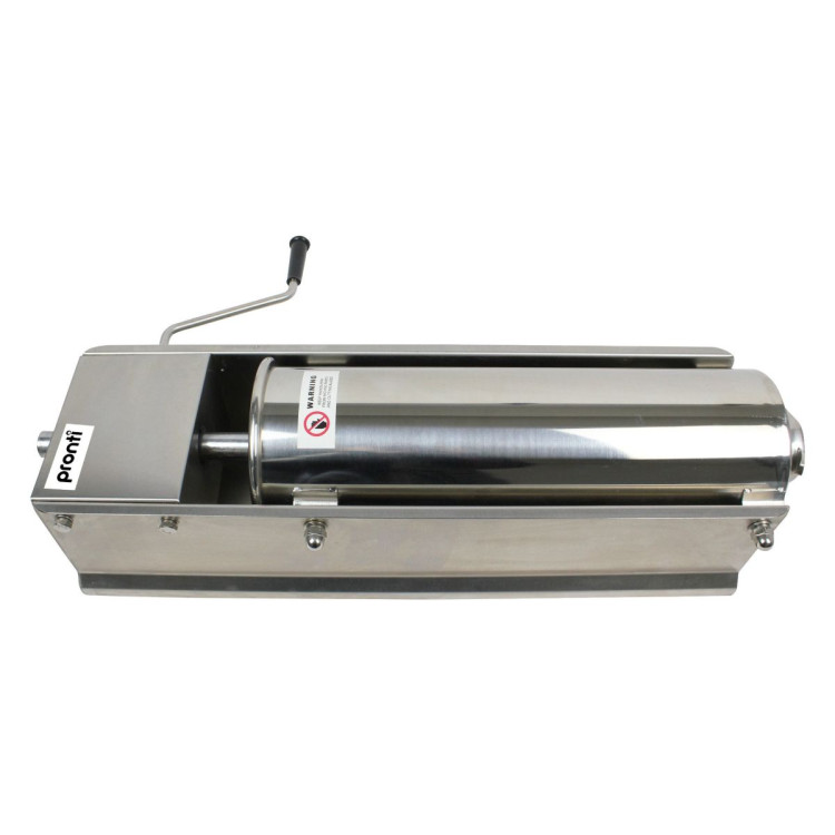Pronti 5L Stainless Steel Horizontal Sausage Stuffer image 3