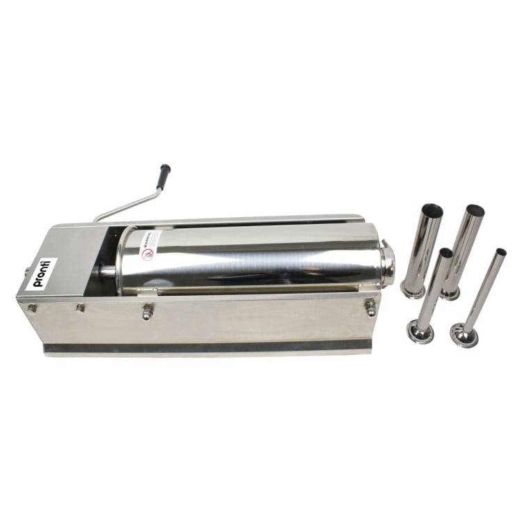 Pronti 5L Stainless Steel Horizontal Sausage Stuffer image 5