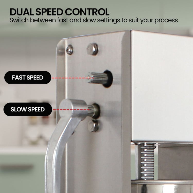 Pronti 5L Stainless Steel Vertical Sausage Stuffer image 10