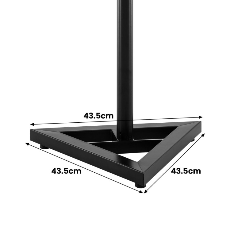 Karrera Adjustable Floor Speaker Stand Surround Sound - Black image 4
