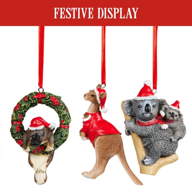 Aussie Animals Pack of 6 Christmas Baubles Decoration Gift Pack image 8