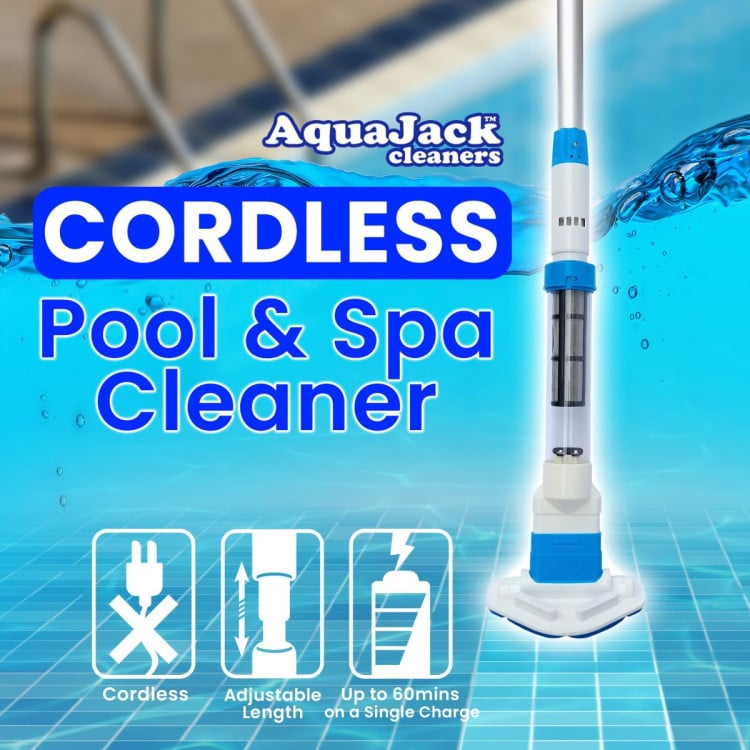 Aquajack 127 Portable Rechargeable Spa and Pool Vacuum Cleaner image 11