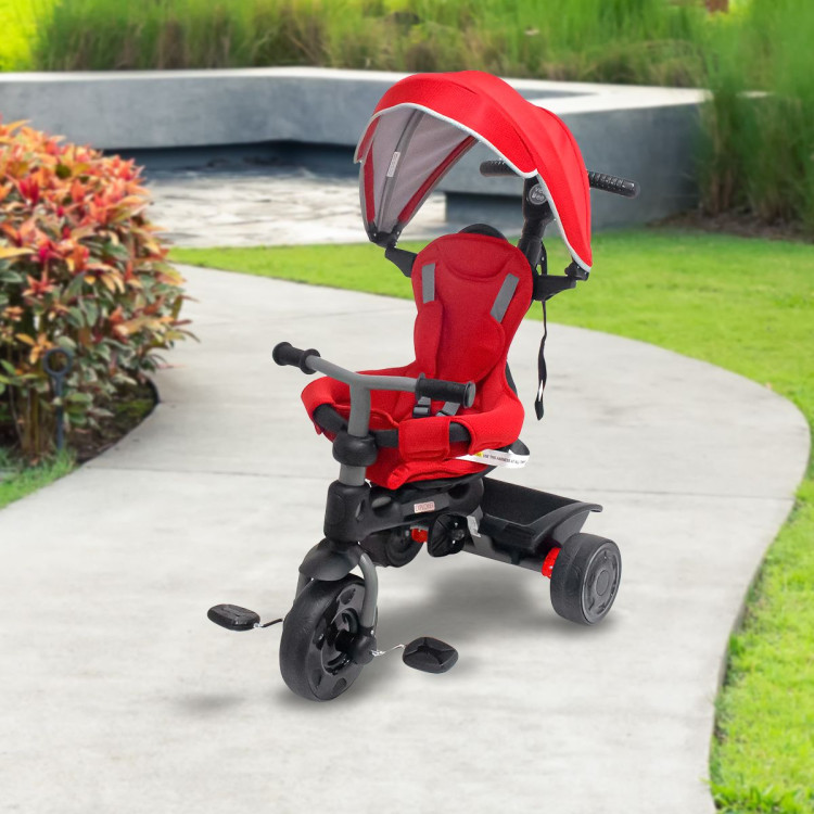 Veebee Explorer 3-Stage Kids Trike with Canopy - Red image 7