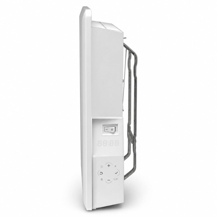 Nobo 1000W Compact Electric Panel Heater with Castors & Wall Mount - Refurbished image 7