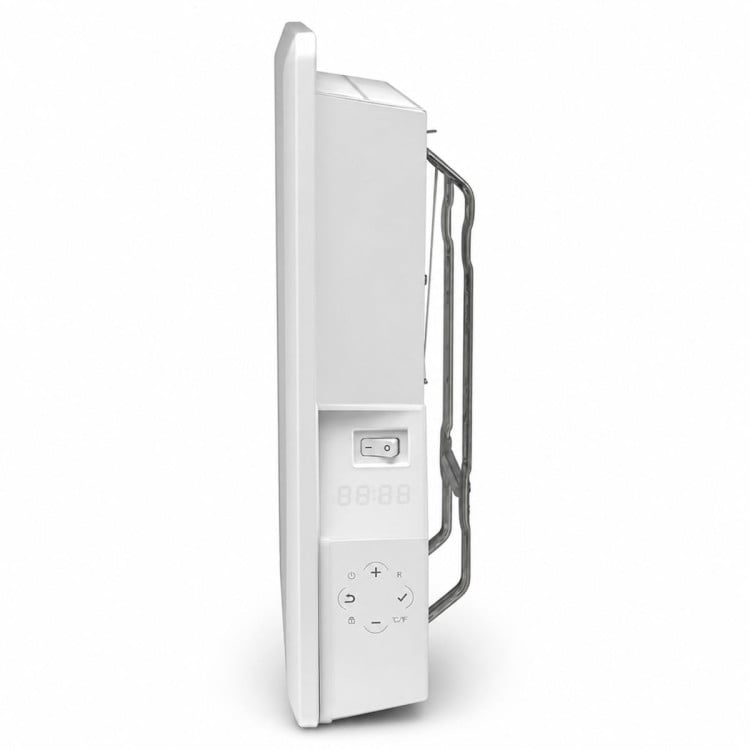 Nobo 1500W Compact Electric Panel Heater with Castors & Wall Mount - Refurbished image 7