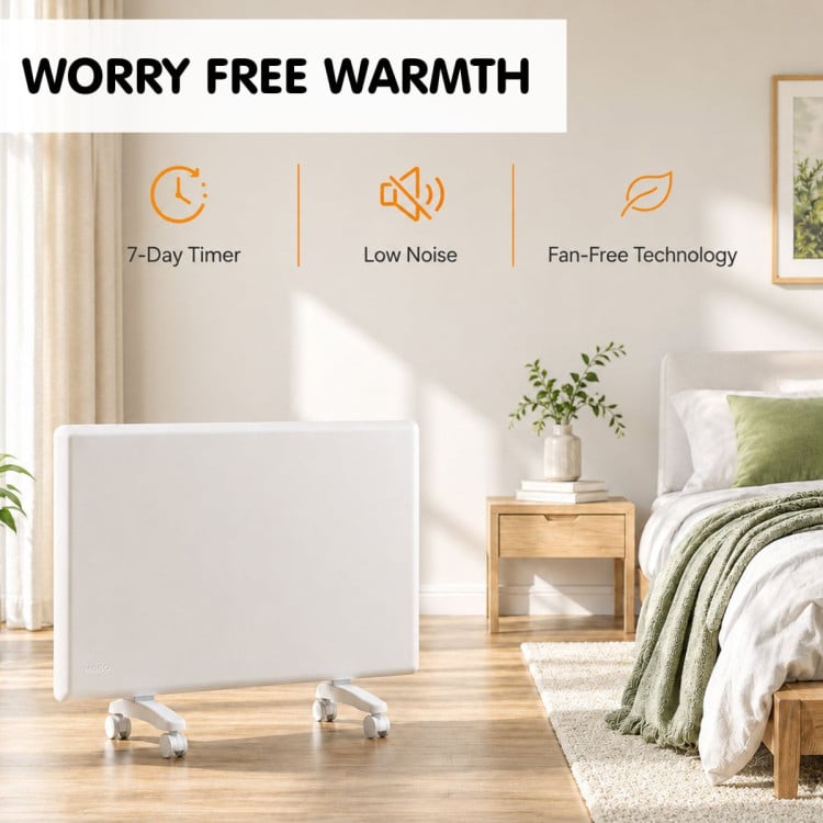 Nobo 1000W Slimline Wi-Fi Electric Panel Heater with Wi-Fi - Refurbished image 9