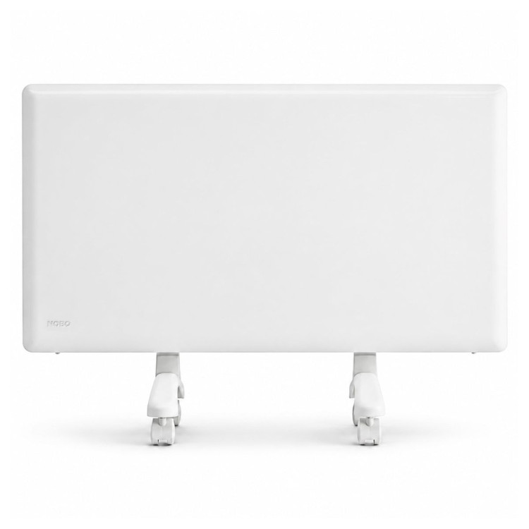 Nobo 1000W Electric Panel Heater with Timer Wall Mount and Castors - Refurbished image 5