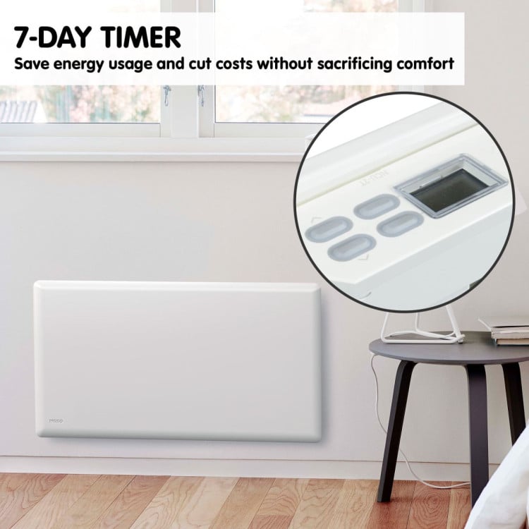Nobo 2400W T2-NTL4T24 Electric Panel Heater with Timer Tilt Switch Silent Operation & Allergy-Free - Refurbished image 11