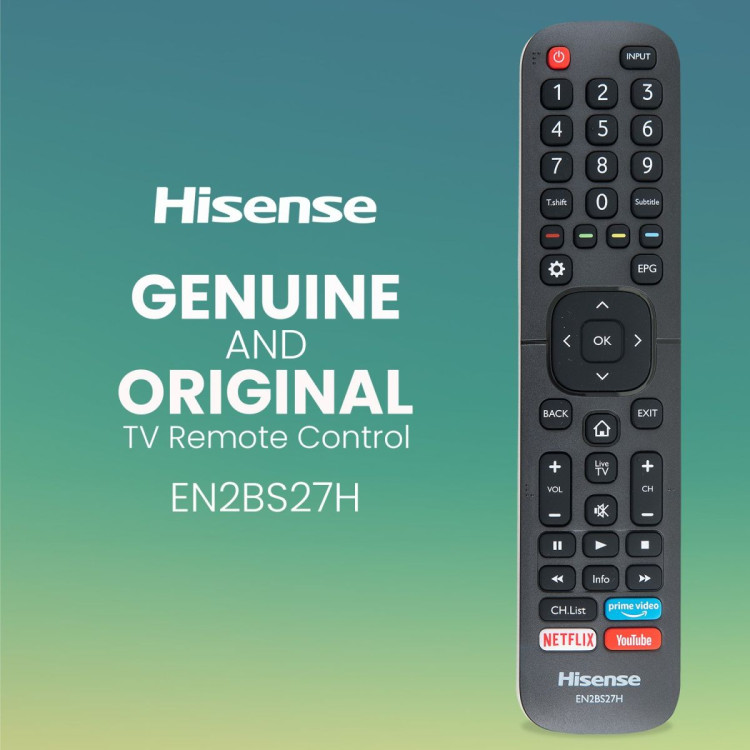 Genuine Hisense TV Remote Control T250554 EN2BS27H image 6