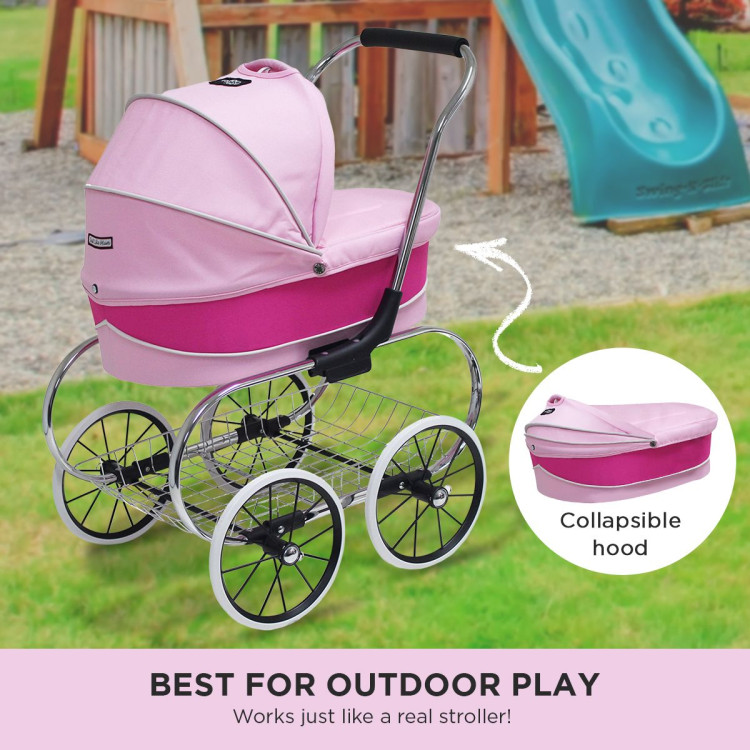 Valco Baby Princess Doll Stroller - Hot Pink image 5