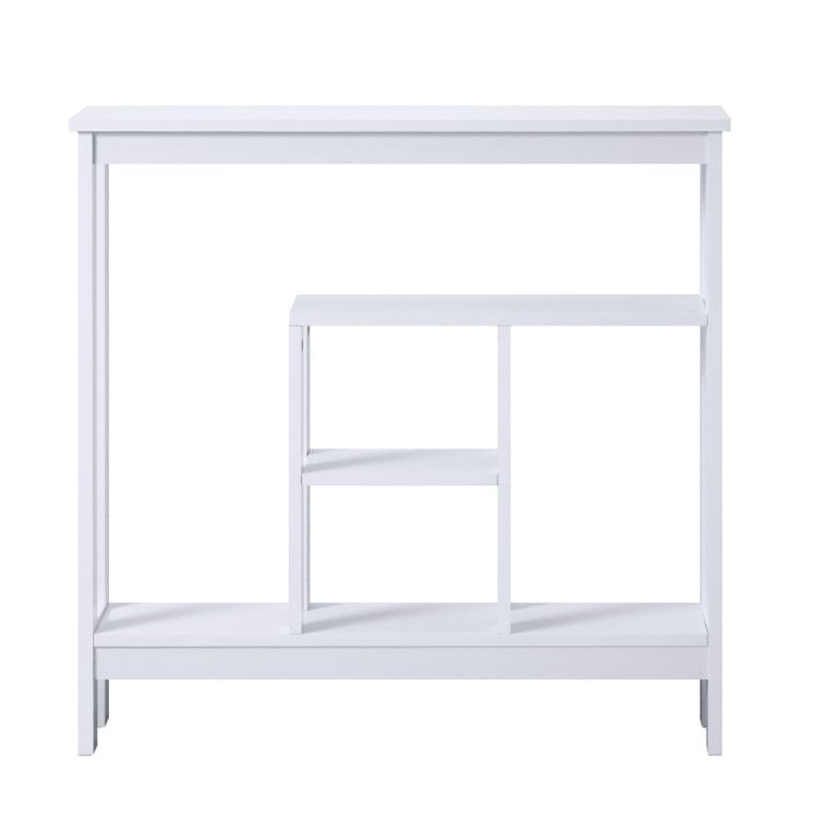 Sarantino Julian Console Table in White image 3