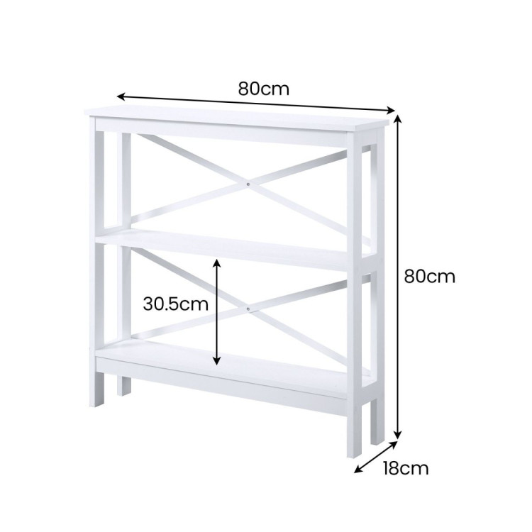 Sarantino Faustine Thin Cross Console Table image 3