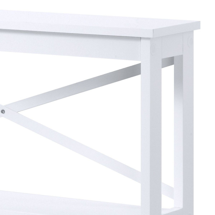Sarantino Faustine Thin Cross Console Table image 5