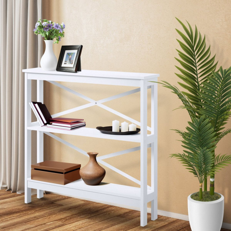 Sarantino Faustine Thin Cross Console Table image 11