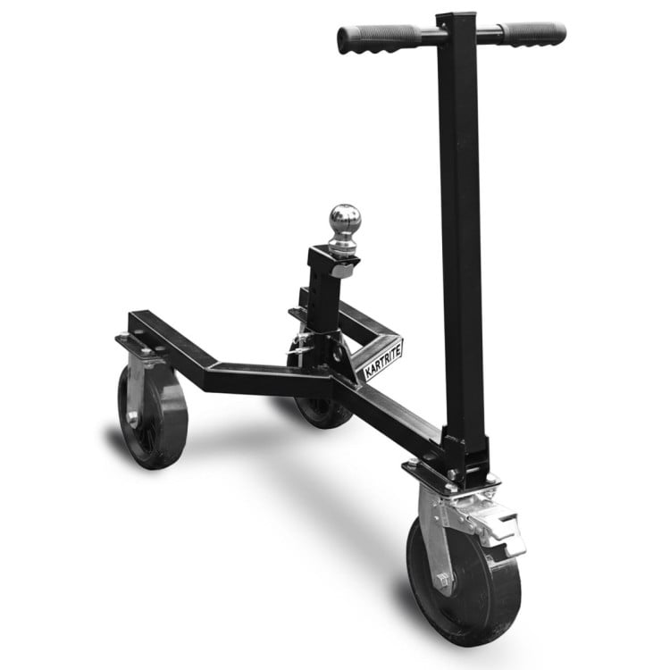 Kartrite Trailer Dolly Adjustable 2-Inch Hitch Ball 1500kg (3500lbs) Tongue Weight Capacity 8 Inch Swivel Wheels Mover image 10