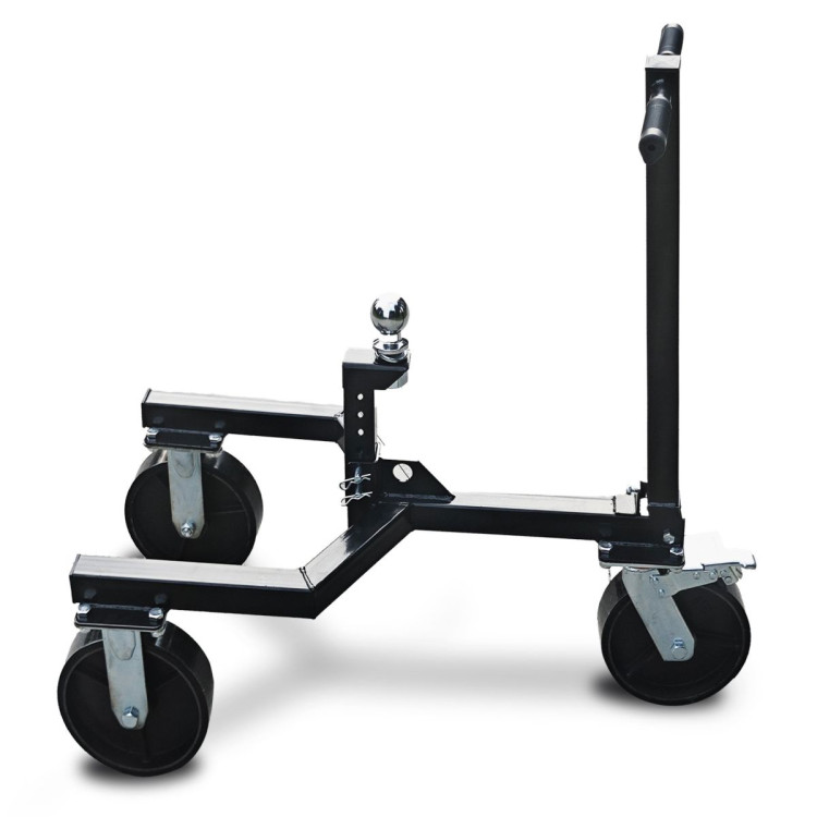 Kartrite Trailer Dolly Adjustable 2-Inch Hitch Ball 1500kg (3500lbs) Tongue Weight Capacity 8 Inch Swivel Wheels Mover image 11