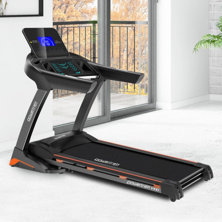 PowerTrain Treadmill V100 Cardio Running Exercise Fitness Home Gym image 9