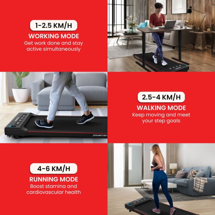 Powertrain K300 Electric Walking Pad Under Desk Treadmill image 9