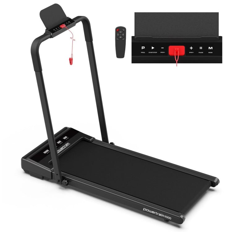 Powertrain K500 2-in-1 Foldable Walking Pad Treadmill with Remote Control image 8