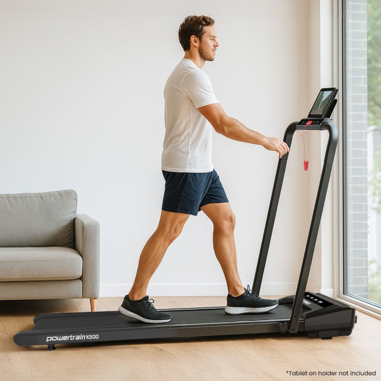 Powertrain K500 2-in-1 Foldable Walking Pad Treadmill with Remote Control image 16
