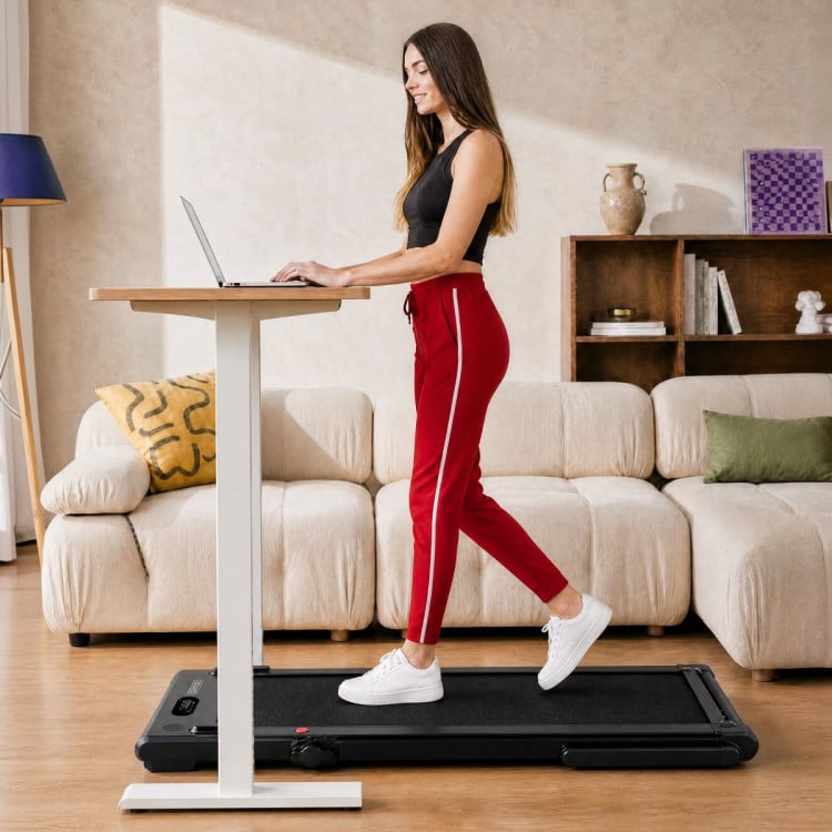 Powertrain V200 3.0HP 2-in-1 Foldable Electric Walking Pad 14kph Under Desk Running Machine Home Gym image 13