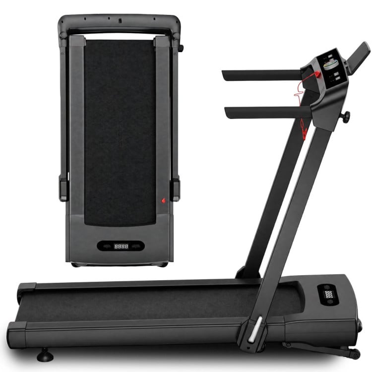 Powertrain V300 3.0HP Foldable 2-in-1 Walking Pad Treadmill with Auto Incline 14km/h Under Desk Running Machine image 15