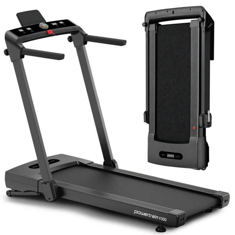Powertrain V300 3.0HP Foldable 2-in-1 Walking Pad Treadmill with Auto Incline 14kph Under Desk Running Machine image 16