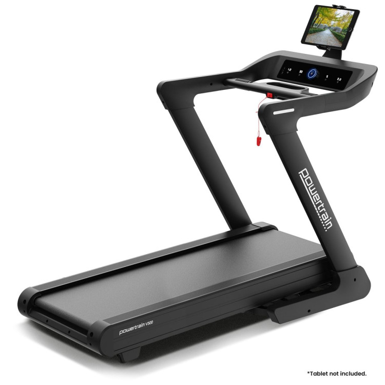 Powertrain V500 3HP Foldable Treadmill with Automatic Incline & Bluetooth Cardio Exercise image 4