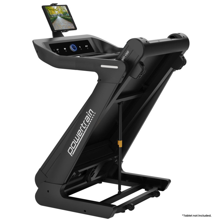 Powertrain V500 3HP Foldable Treadmill with Automatic Incline & Bluetooth Cardio Exercise image 5