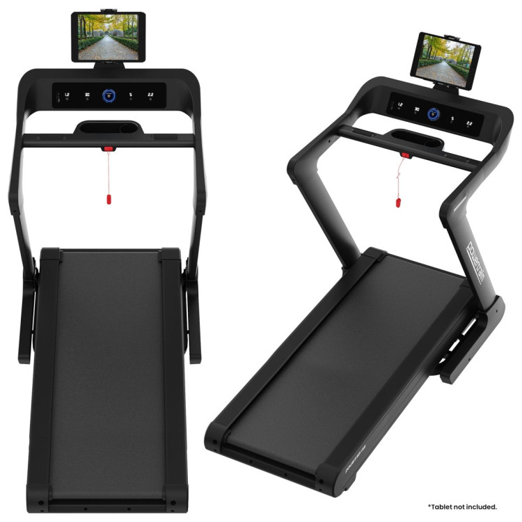 Powertrain V500 3HP Foldable Treadmill with Automatic Incline & Bluetooth Cardio Exercise image 10