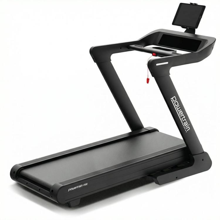 Powertrain V500 3HP Foldable Treadmill with Automatic Incline & Bluetooth Cardio Exercise