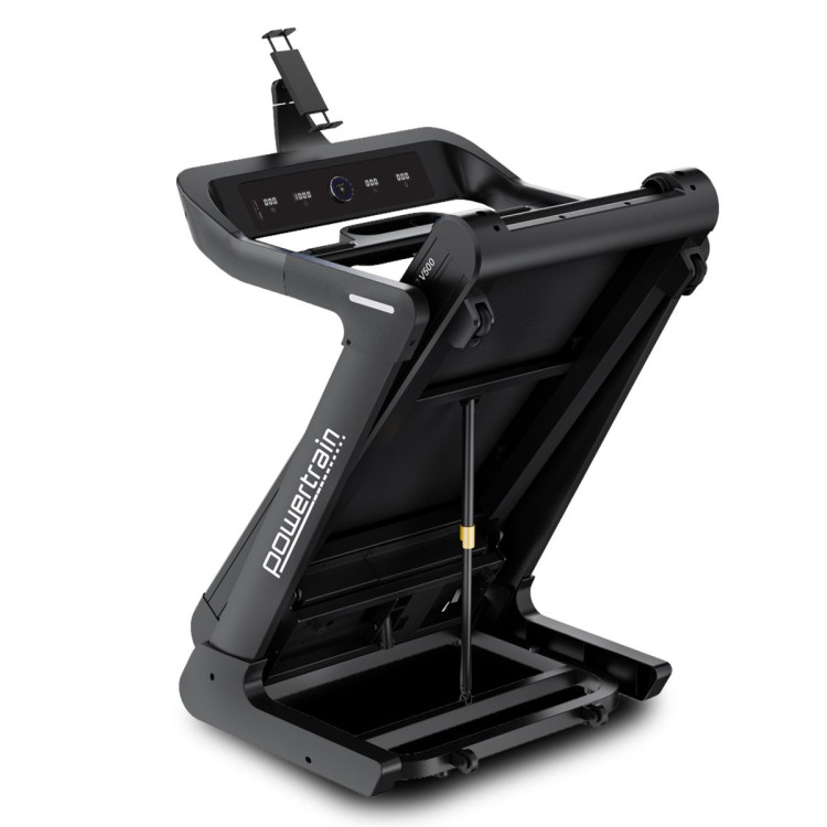 Powertrain V500 3HP Foldable Treadmill Electric Running Machine 20kmph Auto Incline Bluetooth Home Gym Cardio 130kg image 9